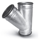 Ventilācijas trišakis ALNOR 160 x 100 x 100 / 45°