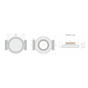 Priglaistamais difuzors ERGOVENT Rondo 160 mm