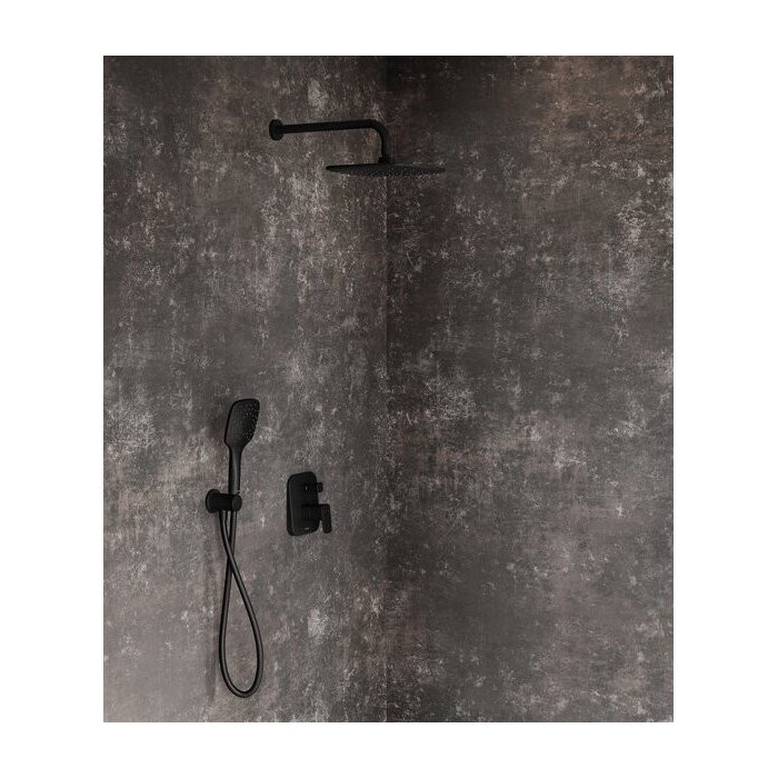 Built-in thermostatic mixer with R-box RAVAK 10° Free black