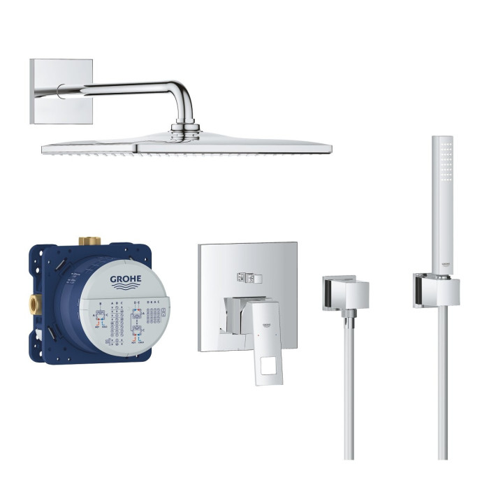 GROHE Eurocube Rainshower Mono Cube 310 shower system, chrome, 25238000