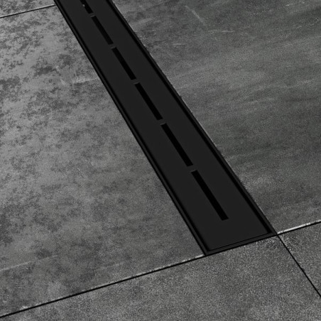 Dušo noteku komplekti RAVAK Runway 750 mm, melns-matēts