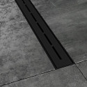 Shower drain sets RAVAK Runway 750 mm, black-matt