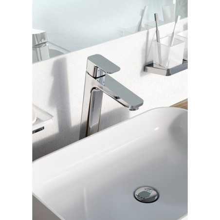 RAVAK 10° high basin mixer without bottom valve 244 mm Free