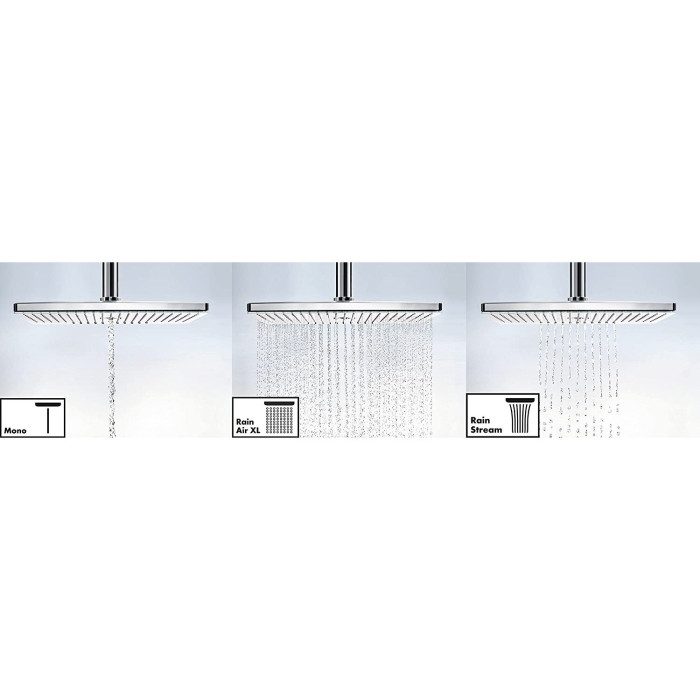 Dušas sistēma ar termostatu HANSGROHE Rainmaker Select 460 3jet, 27106400