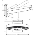 Dušgalva HANSGROHE Rainfinity 3 reaktīvais lidmašīna, 26234670