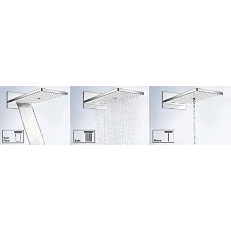 Dušas galva HANSGROHE Rainmaker Select 3 reaktīvais lidmašīna, 24001600