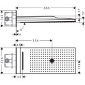 Dušas galva HANSGROHE Rainmaker Select 3 reaktīvais lidmašīna, 24001600