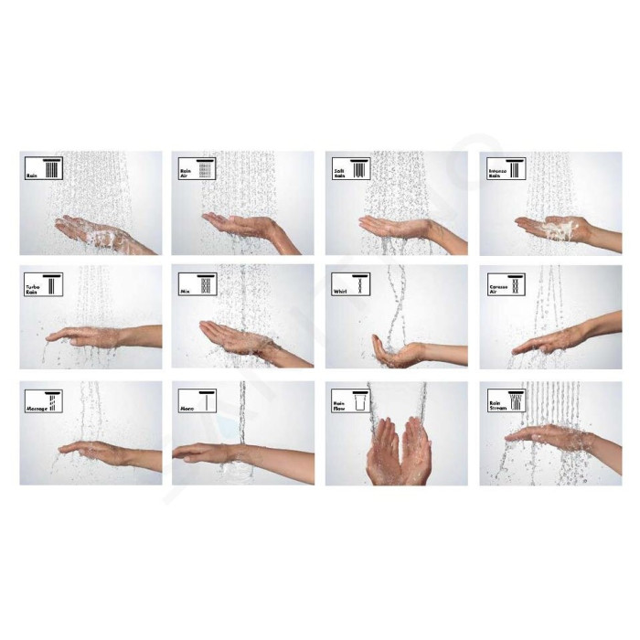 Dušgalva HANSGROHE Rainmaker Select 3 izsmidzinātājs, 24006600