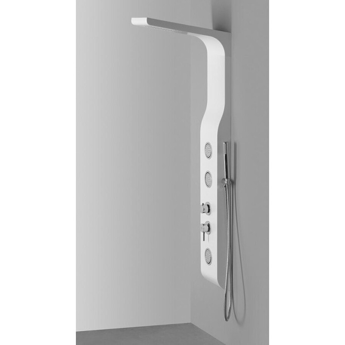 Shower panel AQUALINE Yuki white