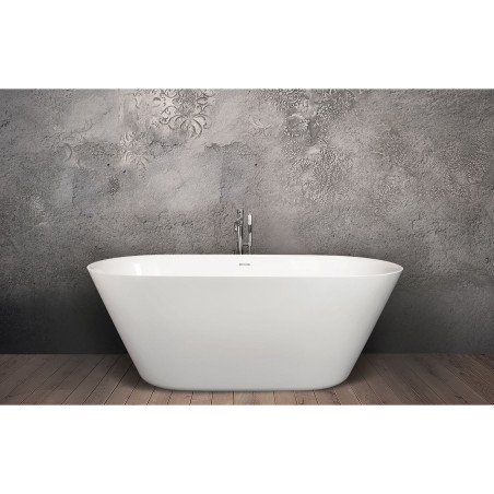 PAA Storia stone resin bathtub, white, 725 x 1670 mm