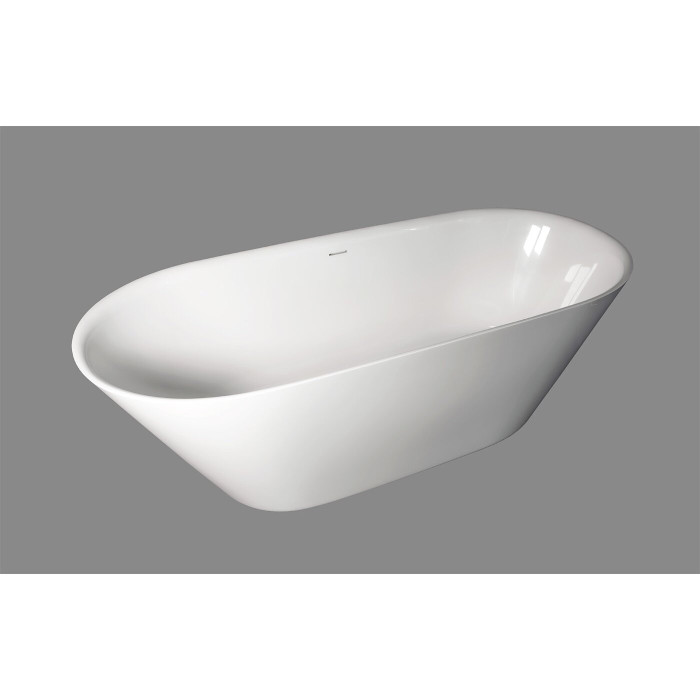 Akmens masas vanna PAA Storia, balta, 725 x 1670 mm