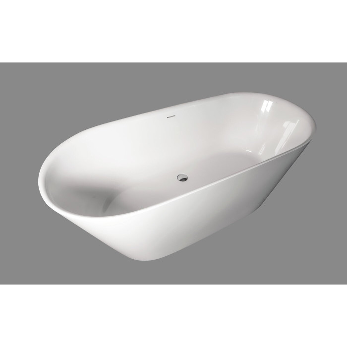 Akmens masas vanna PAA Storia, balta, 725 x 1670 mm