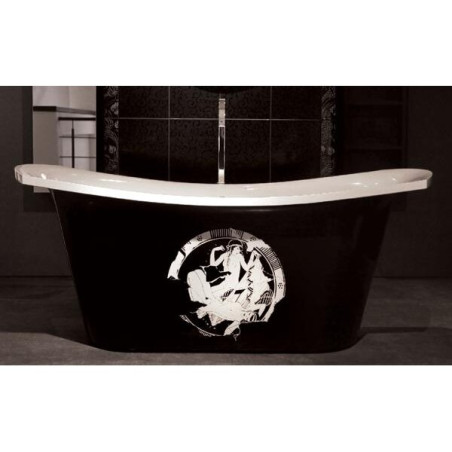 PAA Bel Canto stone mass bathtub, white, 850 x 1800 mm