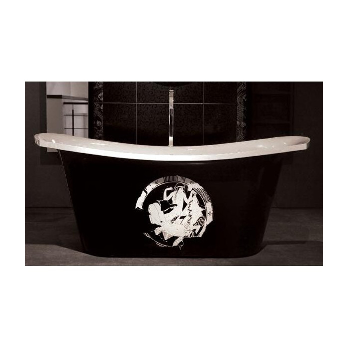 PAA Bel Canto stone mass bathtub, white, 850 x 1800 mm
