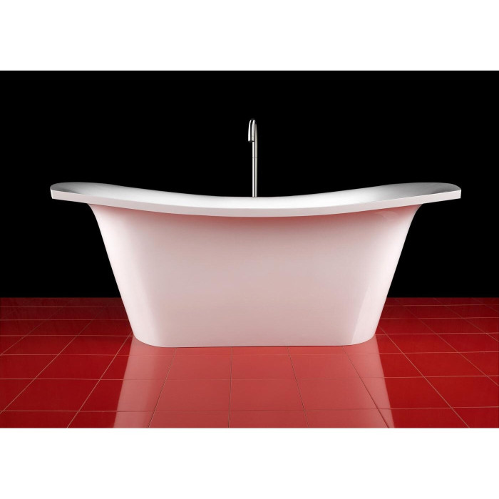 PAA Bel Canto stone mass bathtub, white, 850 x 1800 mm