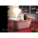 PAA Bel Canto stone mass bathtub, white, 850 x 1800 mm