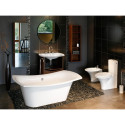 PAA Bel Canto stone mass bathtub, white, 850 x 1800 mm