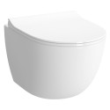 Pakarināms tualetes pods VITRA Sento Rimless ar Slim Slow close vāku