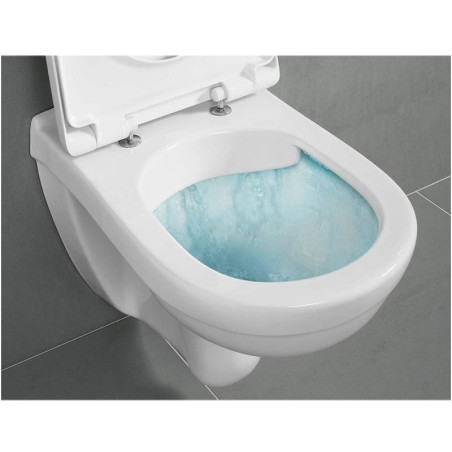 Подвесной унитаз VILLEROY & BOCH O.Novo Rimless с медленно опускающейся крышкой