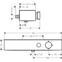 Thermostatic shower mixer HANSGROHE ShowerTablet Select, 24360670