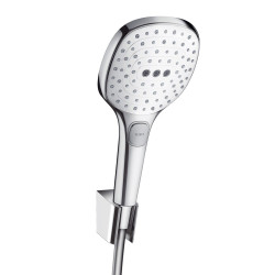 Shower set HANSGROHE Raindance Select E120 White/Chrome, 3 functions, 26720400