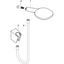 Душевые комплекты HANSGROHE Raindance Select E120 White/Chrome, 3 функции, 26720400