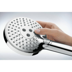 Dušu komplekti HANSGROHE Raindance Select S 120 Hroms, 3 funkcijas, (Dažādu garumu izvēle)