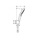 Shower sets HANSGROHE Raindance Select S 120 Chrome, 3 functions, (Various length options)