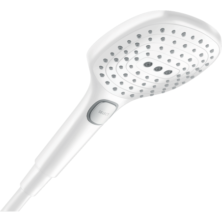 Душевая насадка HANSGROHE Raindance Select E 120 3 струи Ecosmart, матовый белый, 26520700
