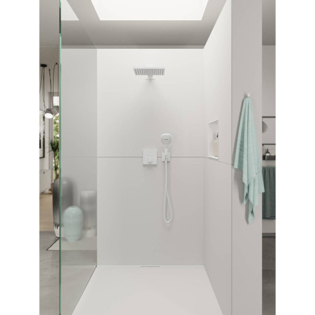 Душевая насадка HANSGROHE Raindance Select E 120 3 струи Ecosmart, матовый белый, 26520700