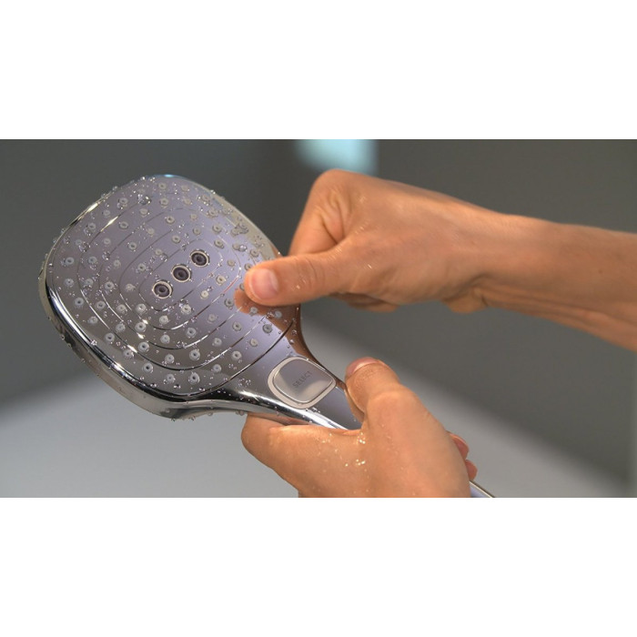 Dušgalva HANSGROHE Raindance Select E 120 3 jet Ecosmart, Slīpēta bronza, 26520140