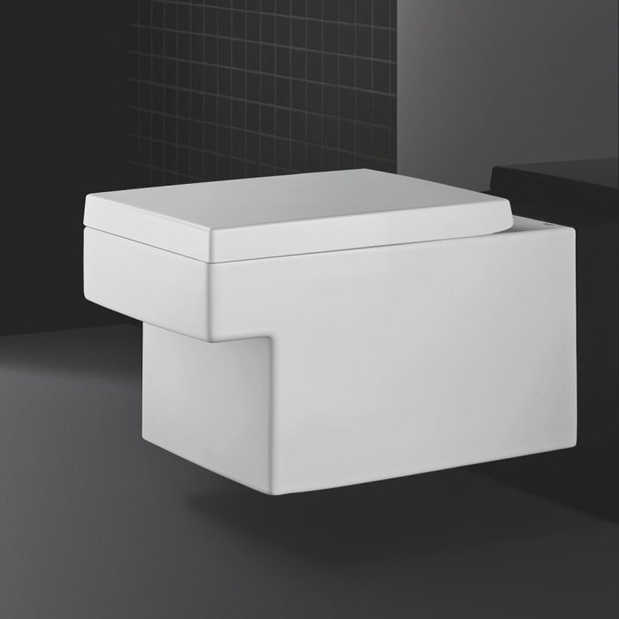 Hanging unit GROHE Cube Ceramic Rimless with seat and lid