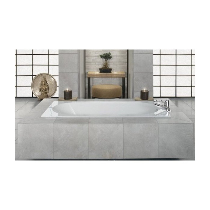 Rectangular bathtub VILLEROY & BOSH Oberon made of Quaryl material 750 x 1700 mm