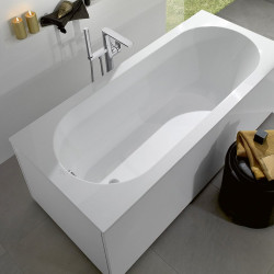 Taisnstūra vanna VILLEROY & BOSH Oberon no Quaryl materiāla 700 x 1700 mm