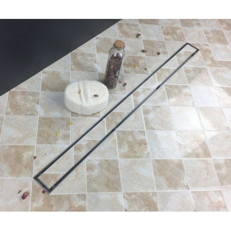 Комплект душевого трапа ACO ShowerDrain C с горизонтальным фланцем, с плиткой Tile 3 в 1, (выбор различных длин)