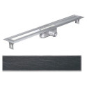 Комплект душевого трапа ACO ShowerDrain C с горизонтальным фланцем, с плиткой Tile 3 в 1, (выбор различных длин)