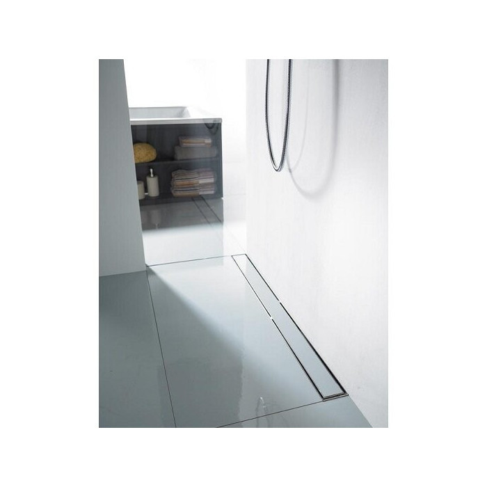 Наборы душевых лотков ACO ShowerDrain C с вертикальным фланцем, с клеевой плиткой Tile 3 в 1, (выбор различных длин)