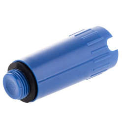 Plastmasas akls ar blīvējumu TECEflex 1/2"" ārējais, zils
