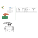 Рутинный клапан литьевой PPr 32