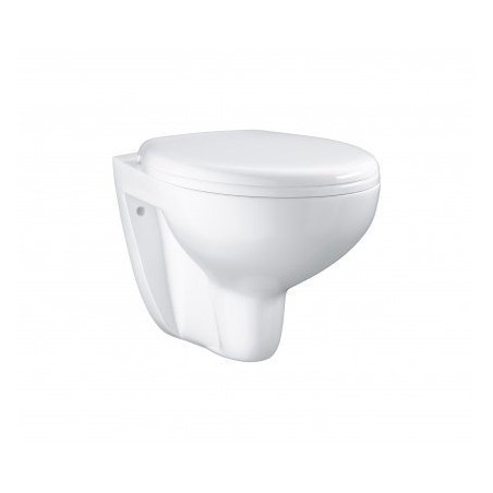 GROHE Rapid SL 5 in 1 concealed toilet frame + GROHE Bau Ceramic Rimless wall-hung toilet with soft-close seat