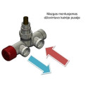 Campinio thermostat VARIO TERM Unique sets with connections are complete finish, black-matt.