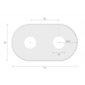 Campinio thermostat VARIO TERM Unique sets with connections are fully finished, chrome-plated.