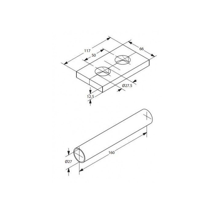 DANFOSS VHX thermostat element sets, white