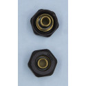 Eurokonuss (euro uzgrieznis) VARIO TERMINS 18 x 2.0 - 3/4"", melns - matēts