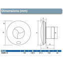 Ventilators AIRFLOW iCON 15 Ø100mm 68 m3/stundā