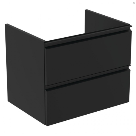 Подвесная ванная тумба IDEAL STANDARD Tesi, черная матовая 60 см, T0050ZT