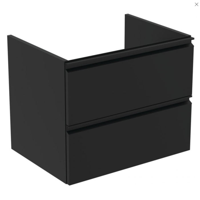 Pakabināma vannas skapītis IDEAL STANDARD Tesi, melns matēts 60 cm, T0050ZT