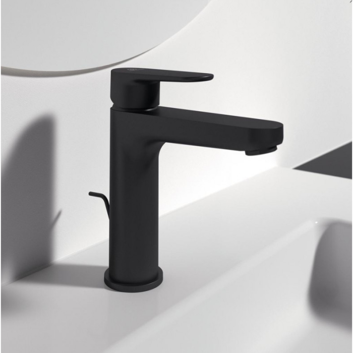 Смеситель для раковины IDEAL STANDARD Cerafine O, черный - с волосками, BC699XG