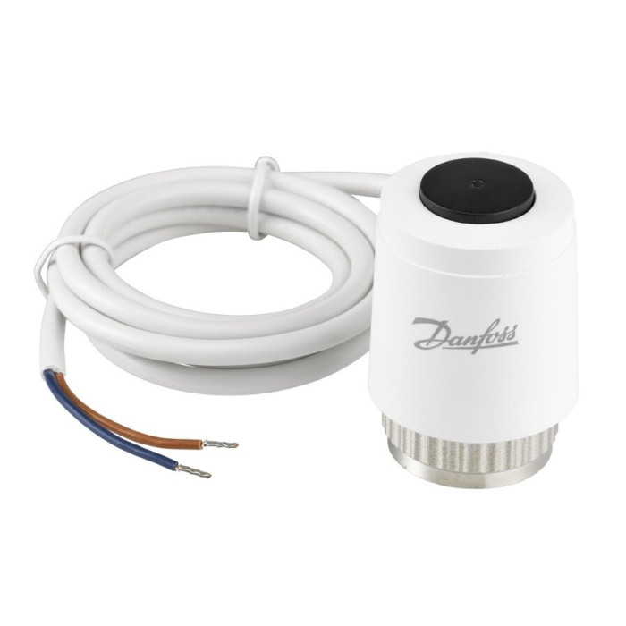 Termostatiskais piedziņas elements grīdas apkures kolektoram DANFOSS TWA-A 24 V, M 30 x 1.5, normāli slēgts