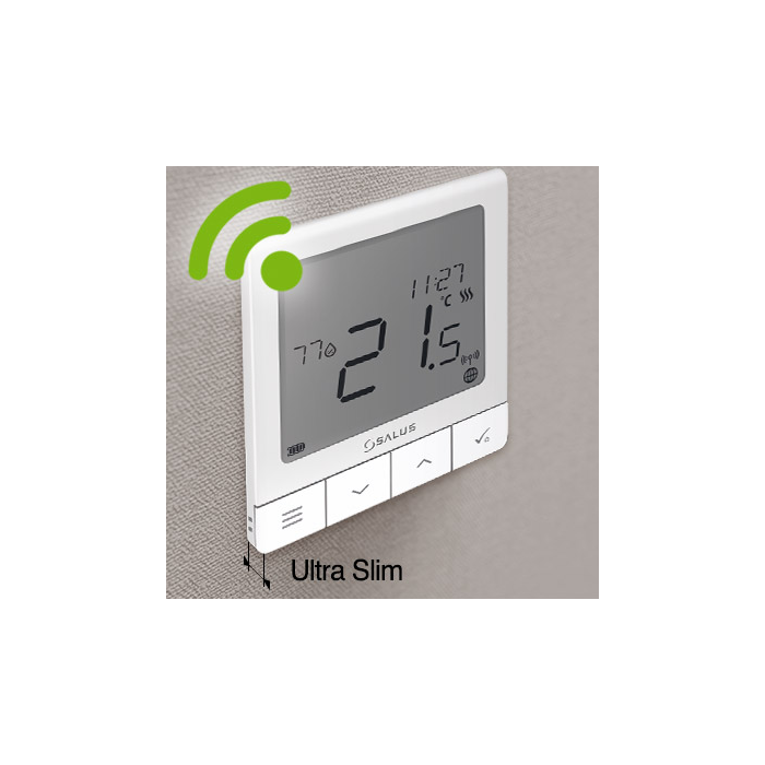 Potinkinis programmējams telpu termostats SALUS Smart Home sistēmas Quantum, SQ610
